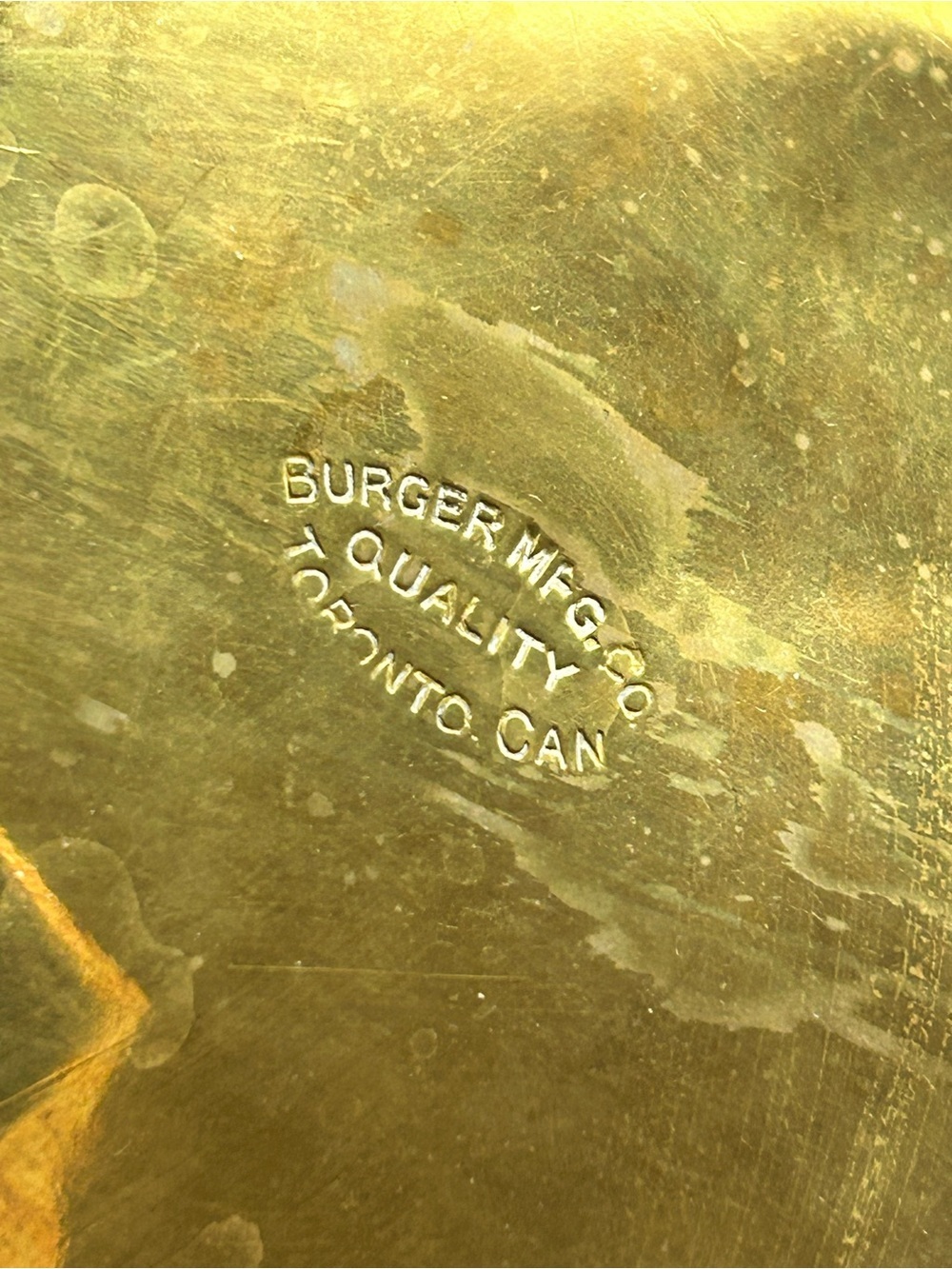4/$100 vintage brass trap pot kettle BURGER MFG CO - Picture 5 of 6